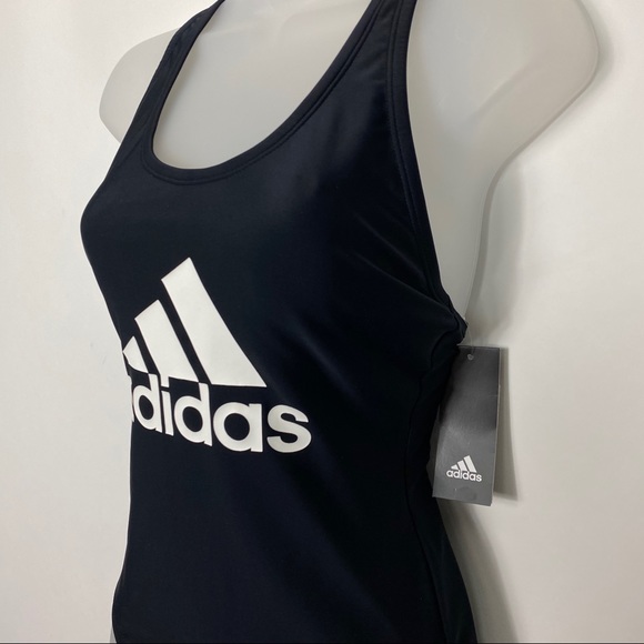 Adidas Logo Sexy Back One Piece Swimsuit - Picture 8 of 15